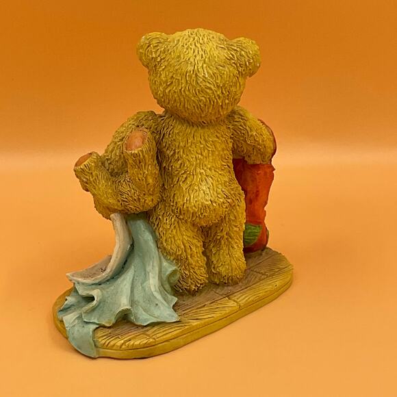 Jacob Cherished Teddies Wishing For Love 1992 Hamilton Gifts 950734 Figurine - Picture 4 of 8
